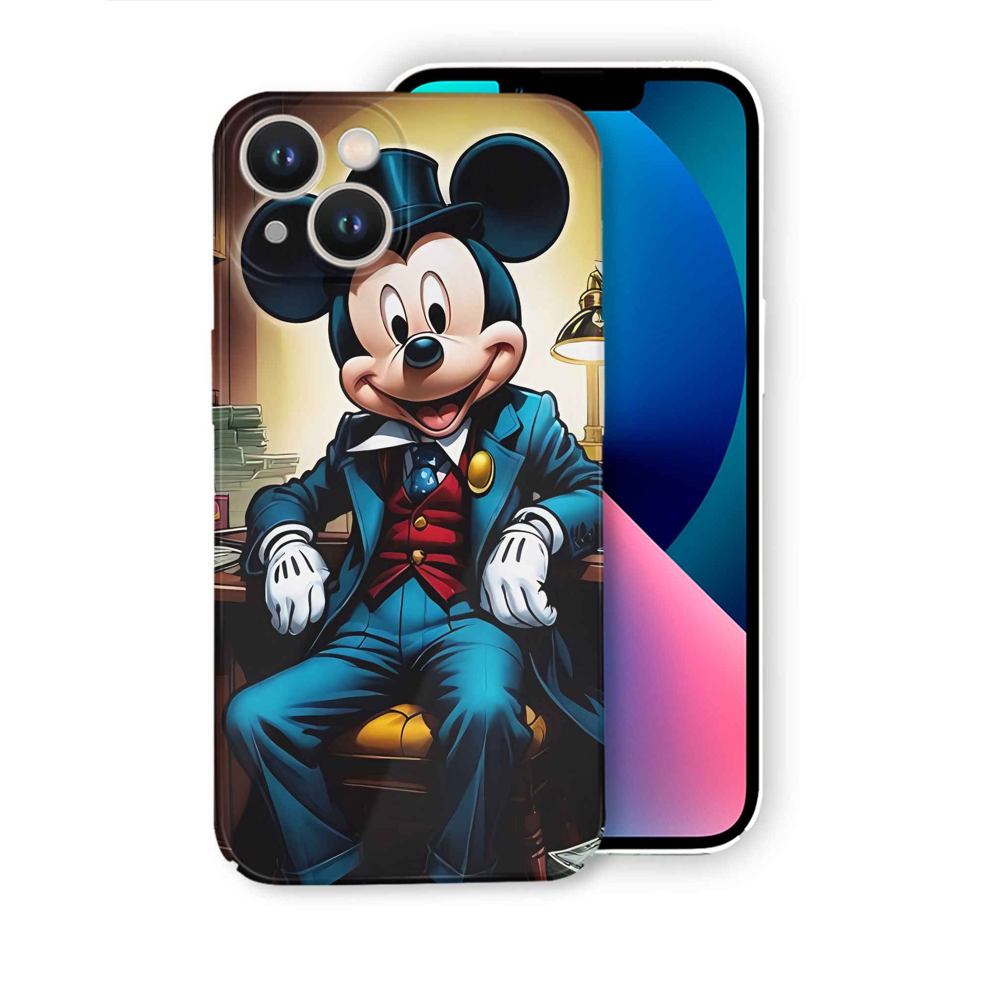 （画像用） ミッキーマウス Mickey Mouse 【iPhone 14シリーズ対応】ハードケース